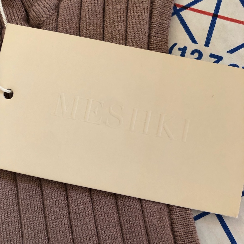 Meshki Body Con Ribbed Midi Dress - Picture 4 of 5